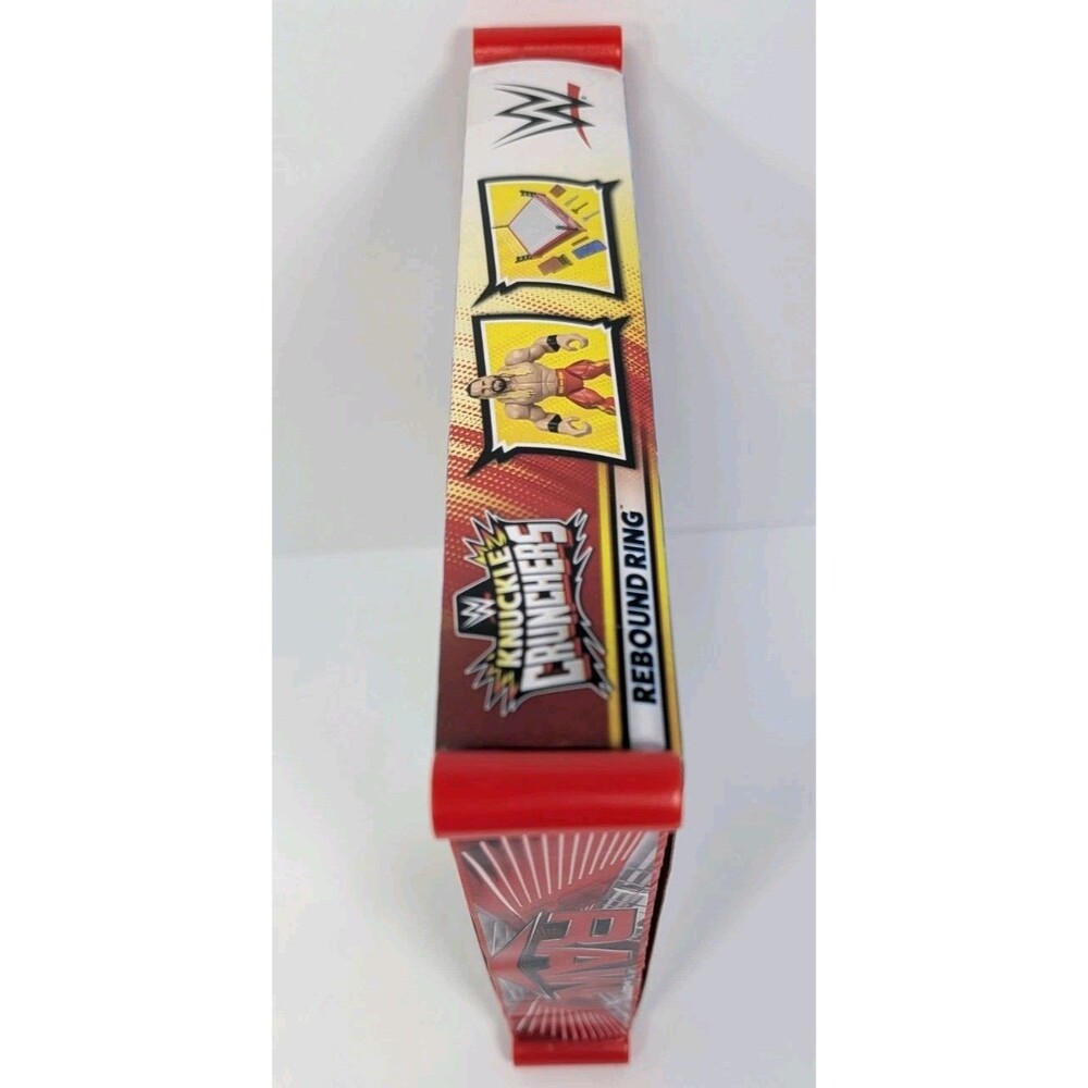 Mattel WWE Knuckle Crunchers Rebound Ring Playset & Seth Rollins Figure RARE ๐ฅ - Picture 11 of 12